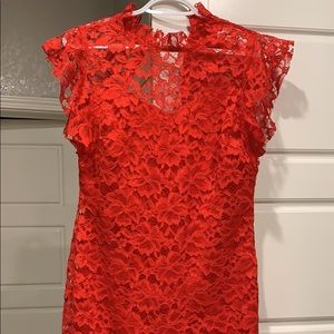 Red Lace Dress